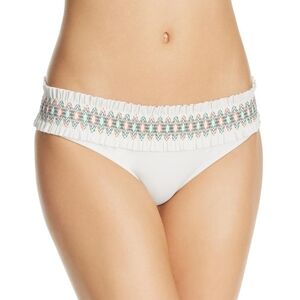 NWT Tory Burch Costa Shirred Hipster Bikini Bottom Swimwear